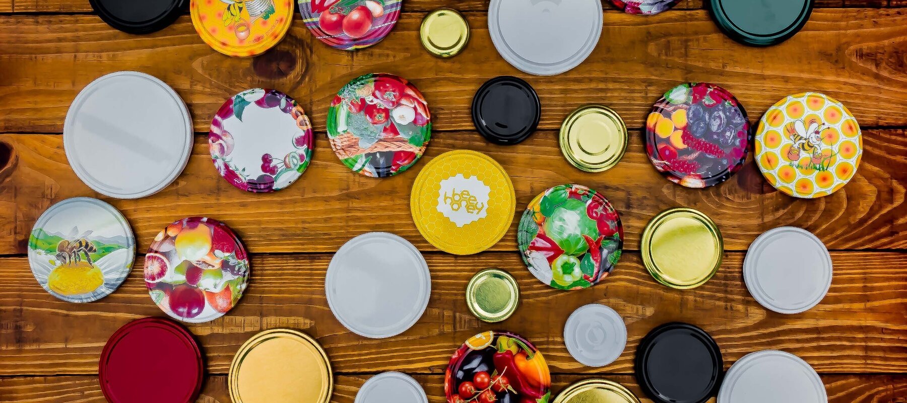 Stiklainių dangteliai - dangteliai stiklainiams